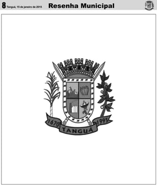 Resenha MunicipalTanguá, 15 de janeiro de 20158
 