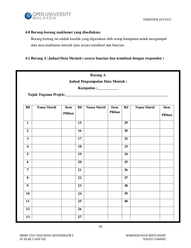 Pengajaran matematik thn 5 dan 6(OUM)
