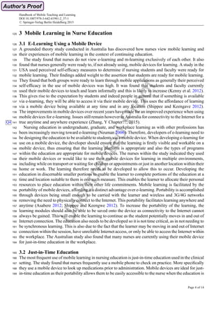 Mobile learning initiatives in nursing education | PDF