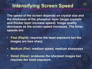 Screen Speed Radiography radiology-x-ray film & screens | PDF