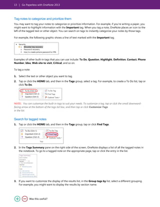 Go Paperless with Microsoft OneNote | DOCX