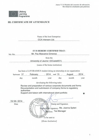 Chetcuti Cauchi Certificate