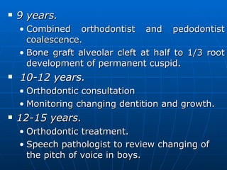 cleft management | PPT