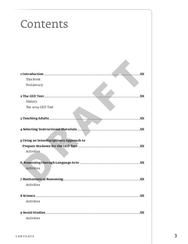 Sample essay for ged test picture