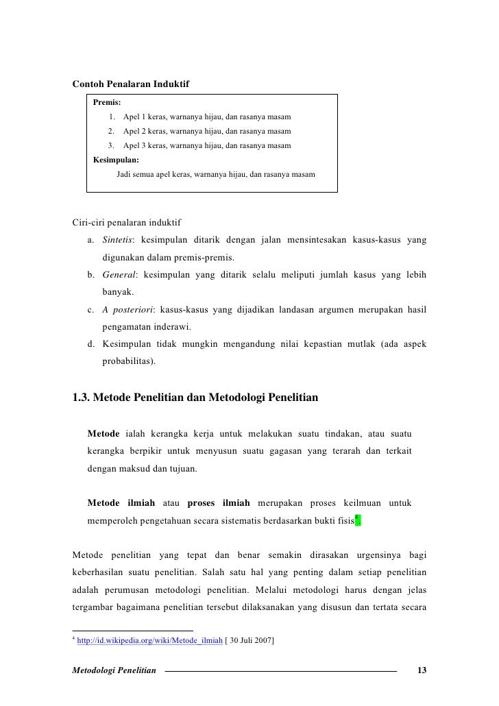 Metodologi Penelitian Pada Bidang Ilmu Komputer Dan Teknologi Informa