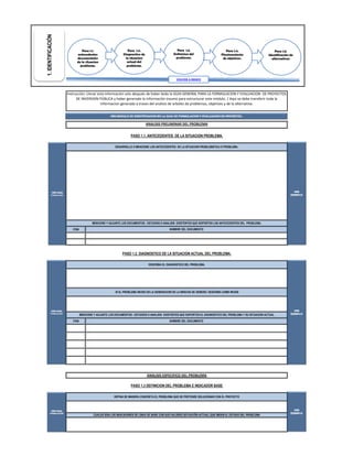 guía metodológica general para proyectos de Inversión Publica