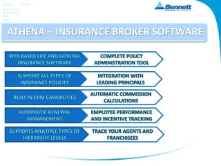 ATHENA – INSURANCE BROKER SOFTWARE
 