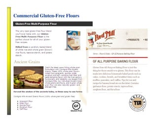 Commercial Gluten-Free Flours
 
