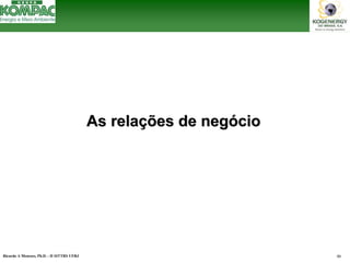 Ricardo A Menezes, Ph.D. - II SITTRS UFRJ 46 
As relaAs relaçções de negões negóóciocio  