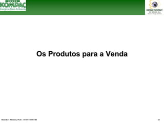 Ricardo A Menezes, Ph.D. - II SITTRS UFRJ 49 
Os Produtos para a Venda 
 