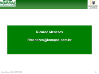 Ricardo A Menezes, Ph.D. - II SITTRS UFRJ 56 
Ricardo MenezesRicardo MenezesRmenezes@kompac.com.brRmenezes@br  
