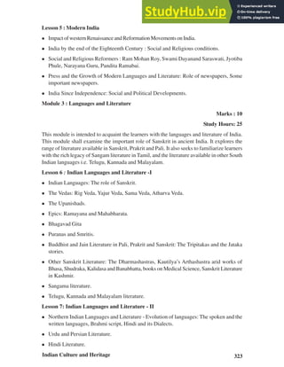 320 Indian Culture And Heritage | PDF