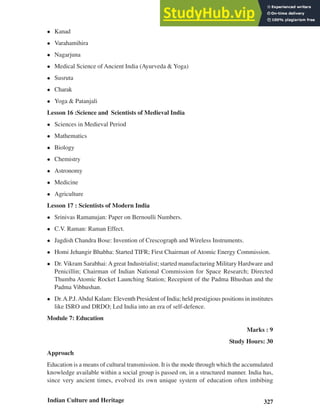 320 Indian Culture And Heritage | PDF