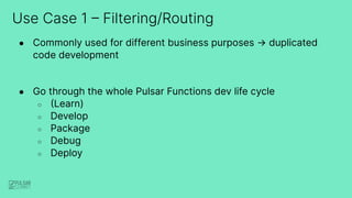 Simplify Pulsar Functions Development with SQL - Pulsar Summit SF 2022 ...