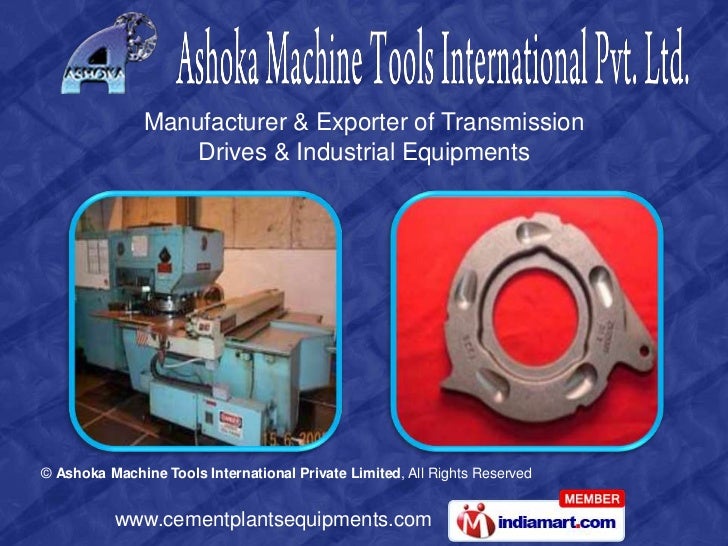 Equipment Fabrication And Castings by Ashoka Machine Tools