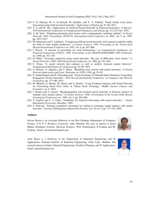 International Journal on Soft Computing (IJSC) Vol.3, No.2, May 2012
44
[18] S. O. Olatunji, M. S. Al-Ahmadi, M. Elshafee,...