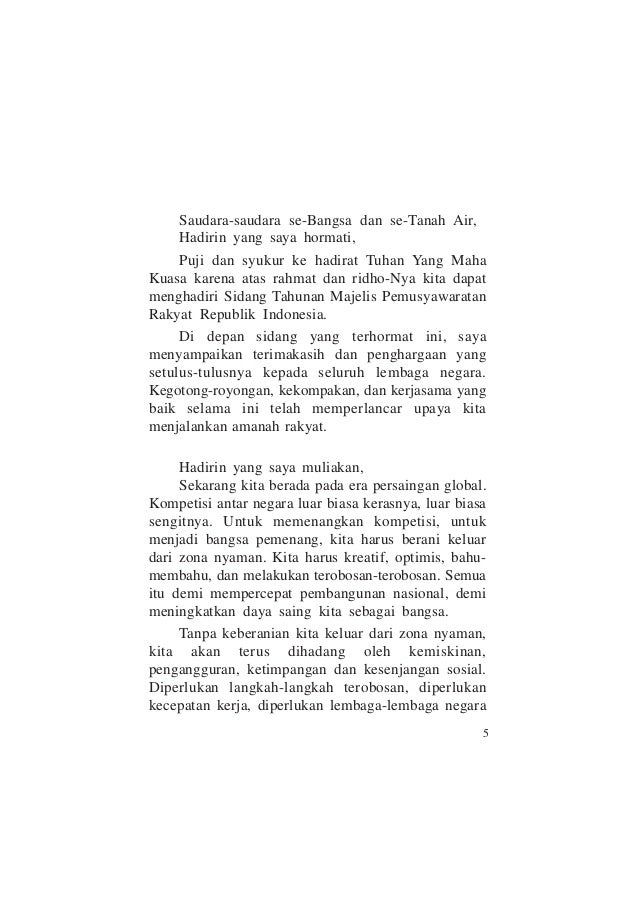Pidato Kenegaraan Presiden Ri