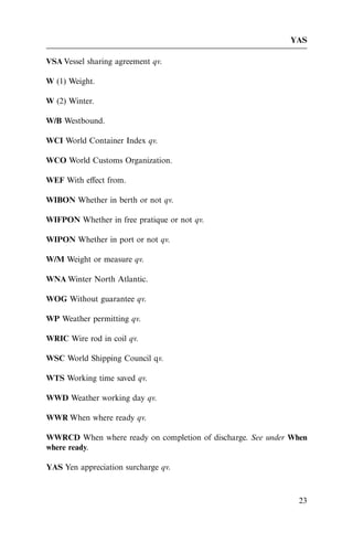 Dictionary of Shipping Terms 6th Edition by Peter Brodie | PDF