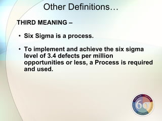 Adi Six sigma basics | PPT
