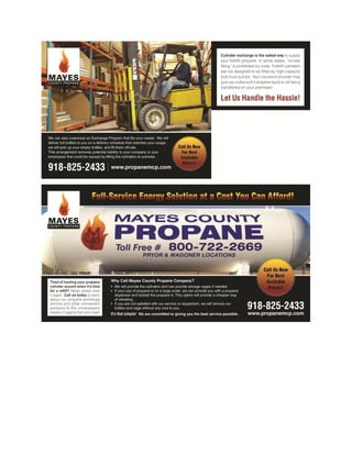 Mayes County Propane Direct Mail