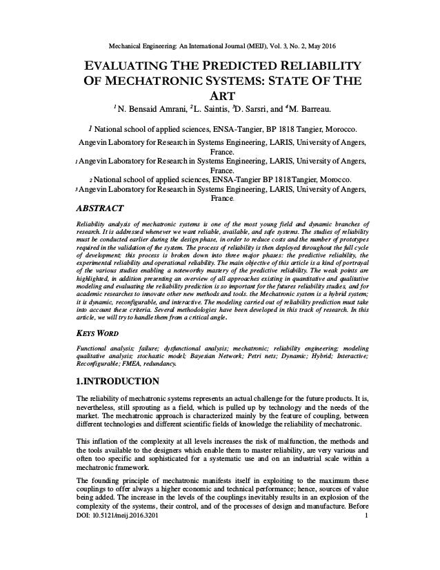 images Define Mechatronics And State Its Key Elements slideshare