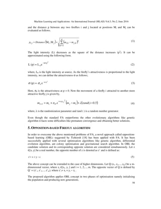 OPPOSITION-BASED FIREFLY ALGORITHM OPTIMIZED FEATURE SUBSET SELECTION ...