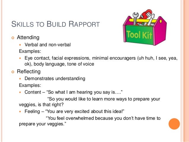 Examples of minimal encouragers