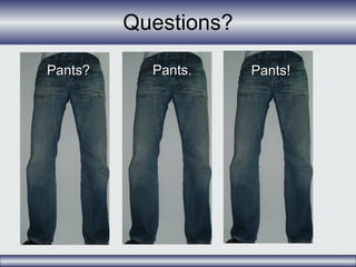 321 Pants Lesson | PPT