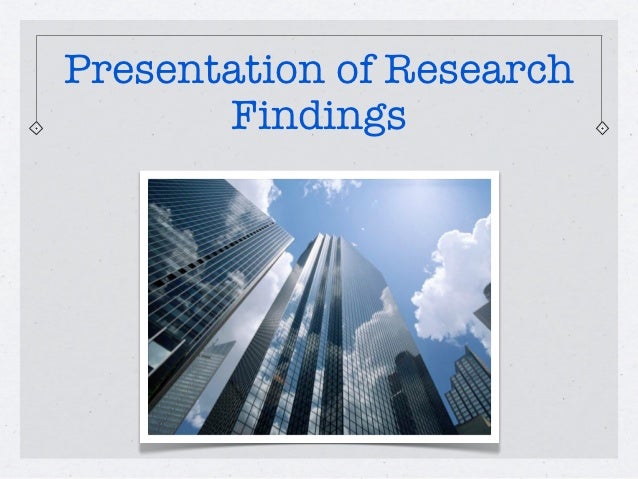 research findings research findings