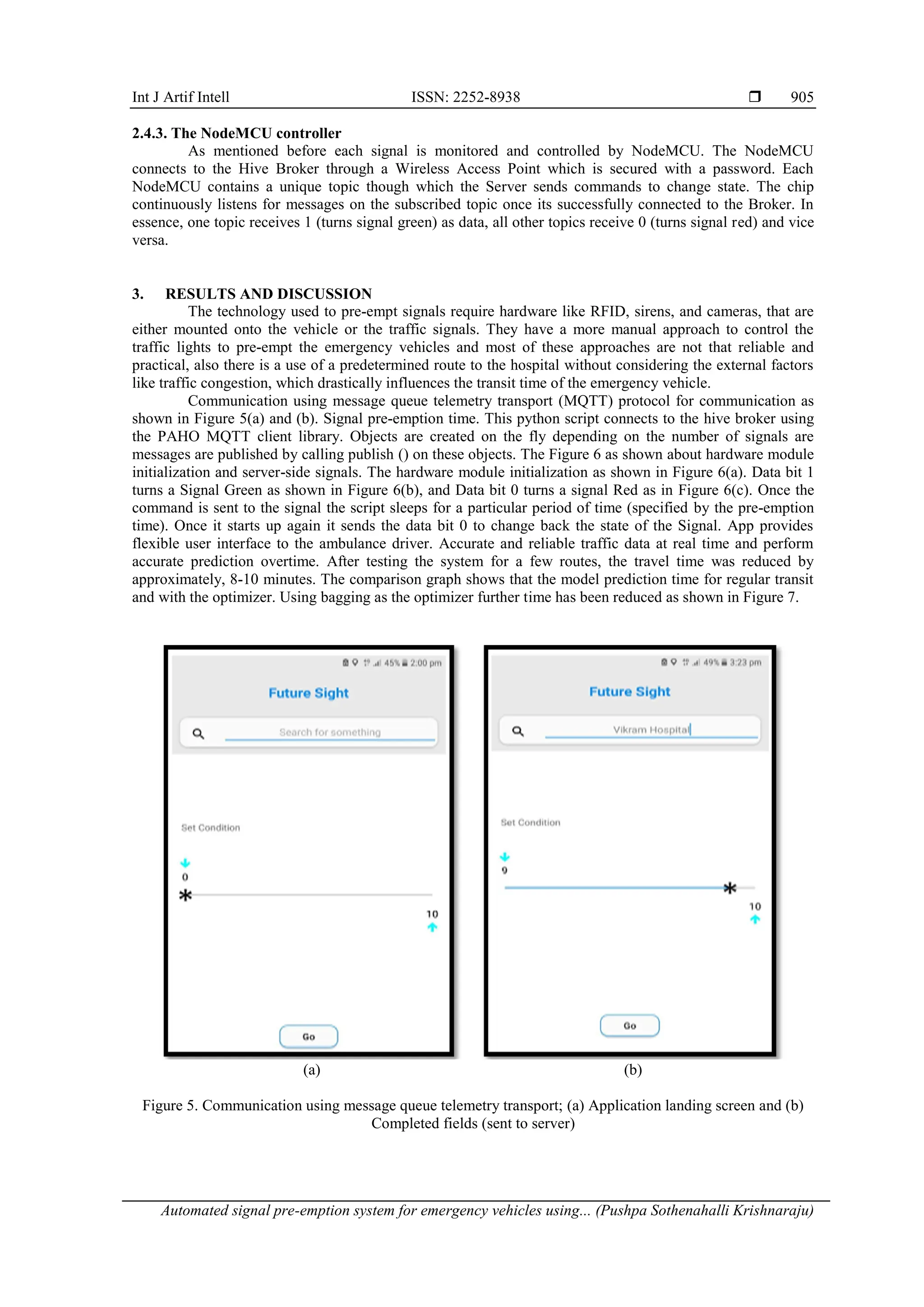 Automated signal pre-emption system for emergency vehicles using ...