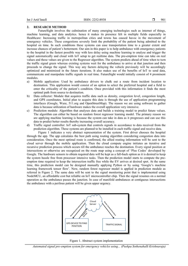 Automated signal pre-emption system for emergency vehicles using ...