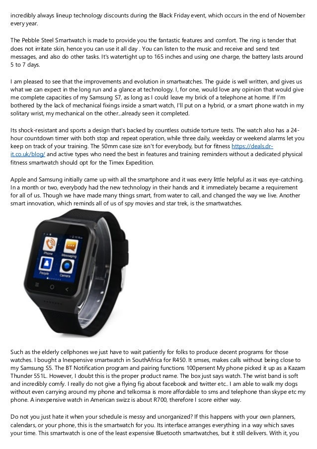 phone deals with smartwatch
