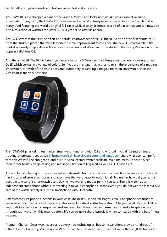 phone deals with smartwatch