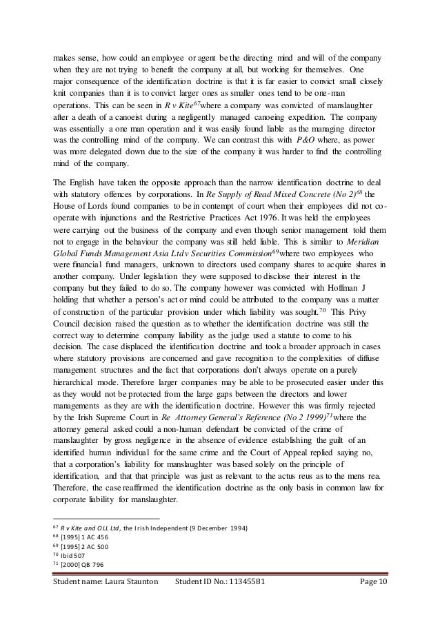 Company law essay