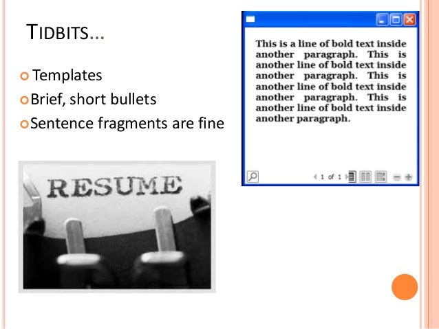 resume revamp