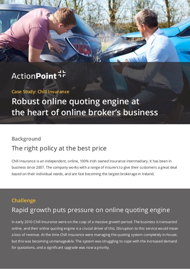 Action Point Case Study Chill Insurance