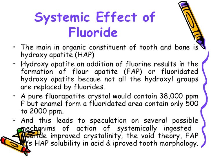 mechanismactionoffluorides pedo