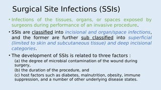 Surgical Infection Powerpoint based on Scwartz Principlse of Surgery | PDF