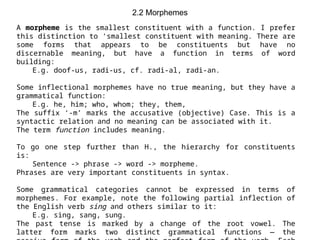 Morphophoneme Example Morphology LECTURE NOTES 2025 -2.ppt