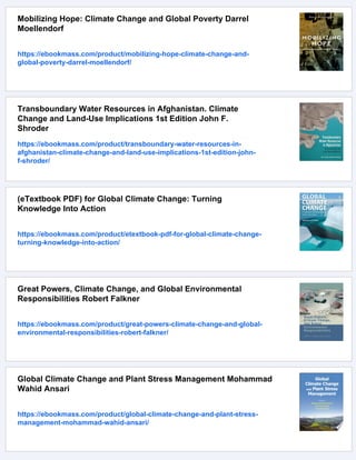 Water Conservation in the Era of Global Climate Change Binota Thokchom ...