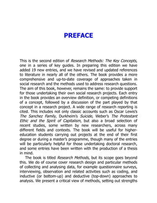 Research Methods The Key Concepts 2nd Edition Michael Hammond Jerry ...