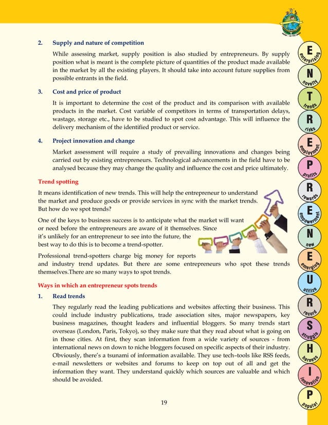 Entrepreneurship Class 12 Ncert Book Solutions Class 12 Entrepreneurship TEXTBOOK CBSE