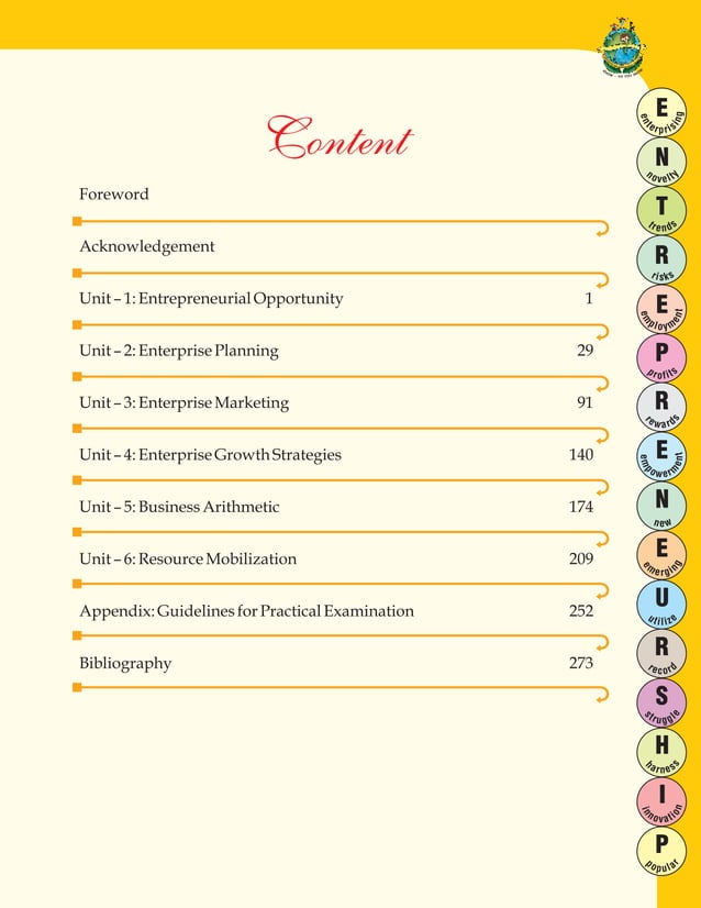 Class 12 Entrepreneurship TEXTBOOK CBSE