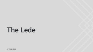 The Lede
 
