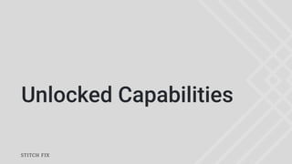 Unlocked Capabilities
 
