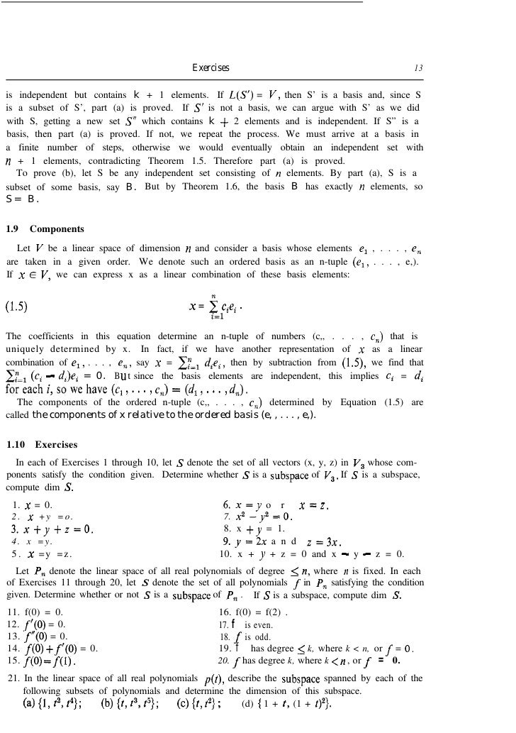 Apostol Calculus Volume 2