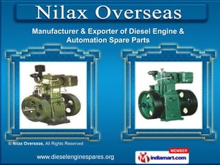 Manufacturer & Exporter of Diesel Engine &
        Automation Spare Parts
 