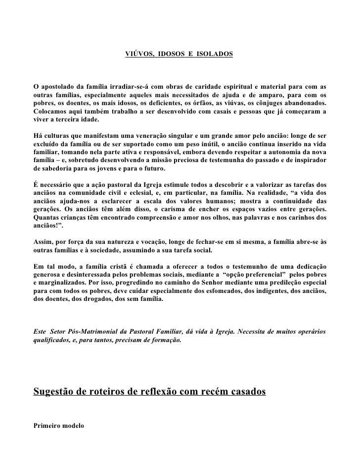 APOSTILA SETOR PÓS-MATRIMONIAL