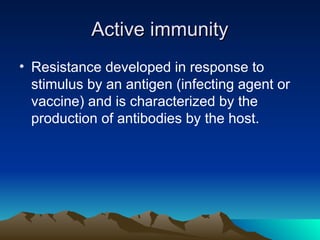 Comprehensive Overview of Immunization: Types, Mechanisms, and Safety | PPT