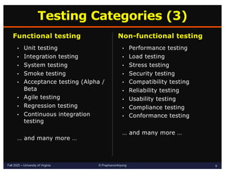 Sw Test Part Intro-SWTesting for Computer Science Student | PDF